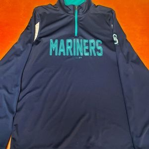 SEATTLE MARINERS 1/4 Zip Pullover Men's S